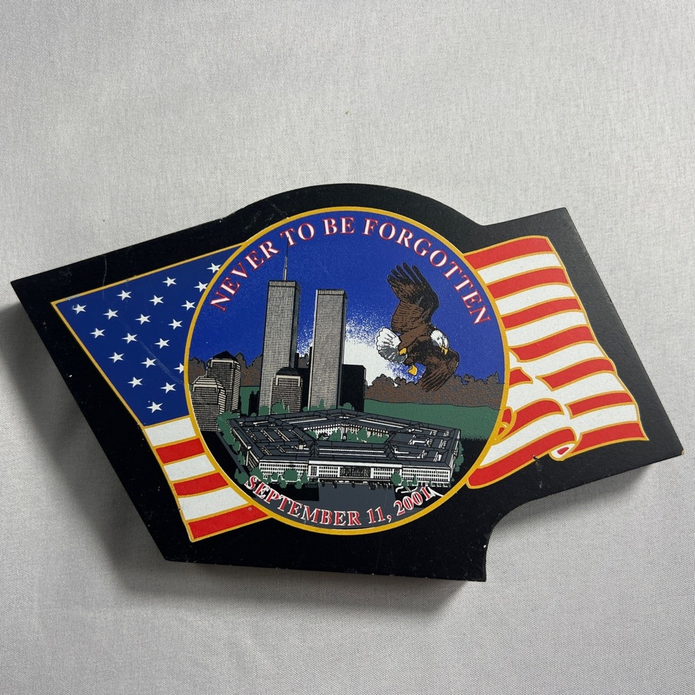 Twin Towers NY 9 11 World Trade Center Hometowne Never Forgotten Pentagon 2001